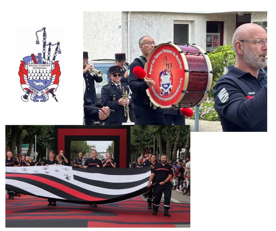 bagad des sapeurs pompiers du Morbihan